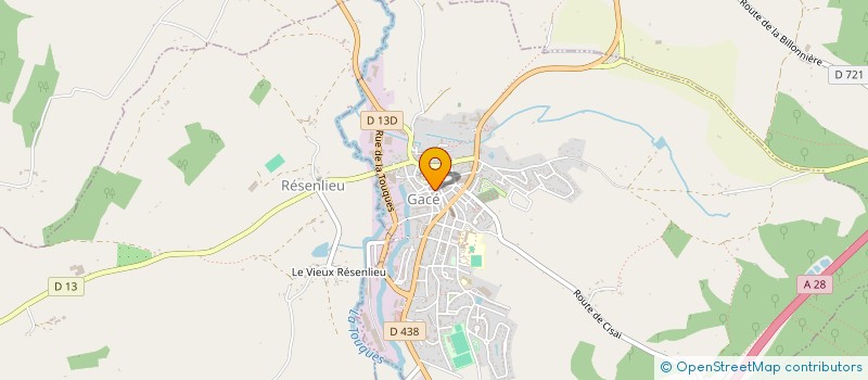 localisation de l'entreprise AZ COM NORMANDIE  GACE