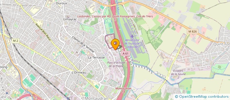localisation de l'entreprise AZ COMM à TOULOUSE