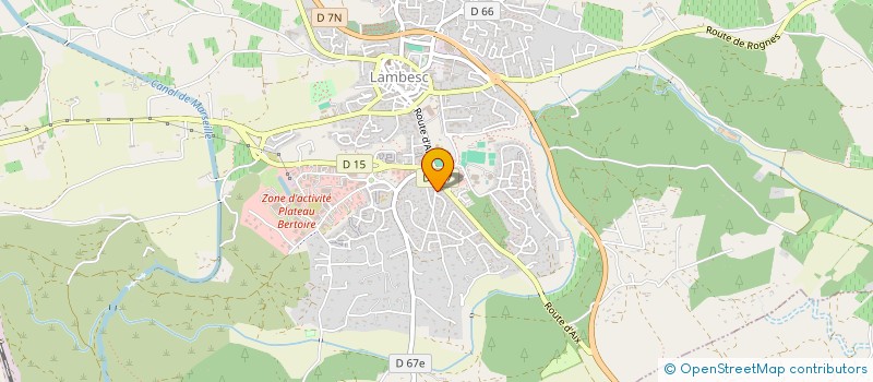 localisation de l'entreprise AZ COMMUNICATION  LAMBESC