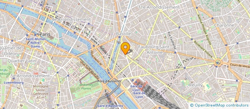 localisation de l'entreprise AZ COMMUNICATIONS  PARIS