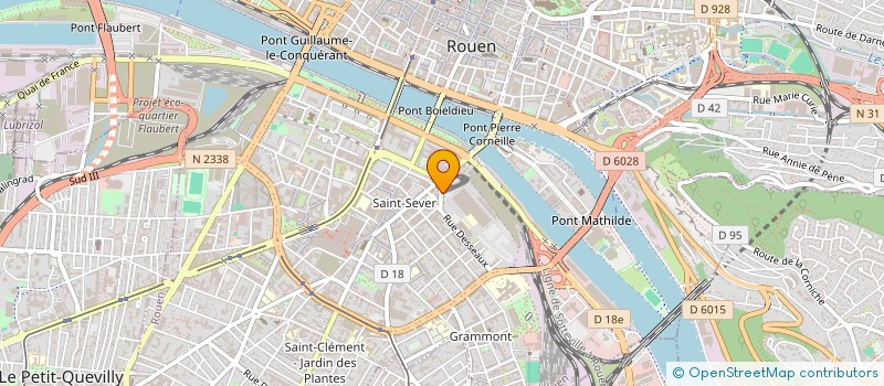 localisation de l'entreprise AZ CONCEPT SALLE DE BAIN à ROUEN