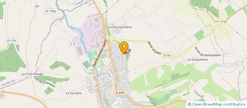 localisation de l'entreprise AZ CONNEX à VIMOUTIERS