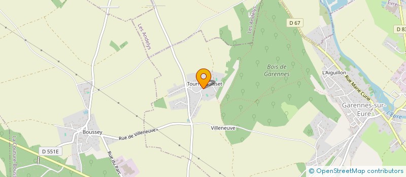 localisation de l'entreprise AZ CONSEIL  GARENNES-SUR-EURE