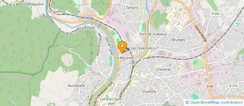 localisation de l'entreprise AZ CONSTRUCTION à ALES