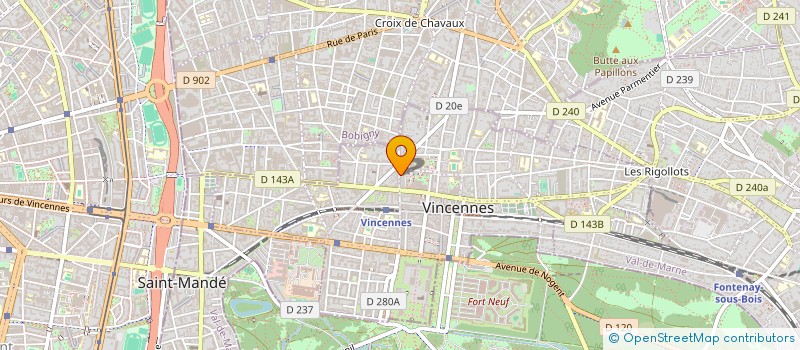 localisation de l'entreprise AZ CONSTRUCTIONS  VINCENNES