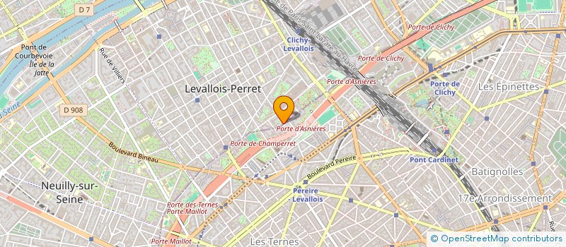localisation de l'entreprise AZ CONSULTING à LEVALLOIS-PERRET