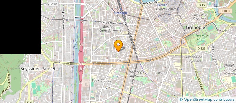 localisation de l'entreprise AZ CONSULTING à GRENOBLE