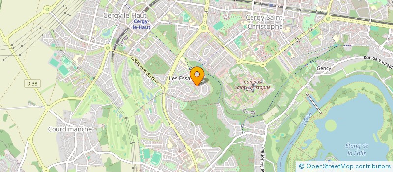 localisation de l'entreprise AZ CONSULTING  CERGY