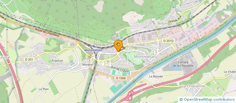localisation de l'entreprise AZ COPRO à MONTMELIAN