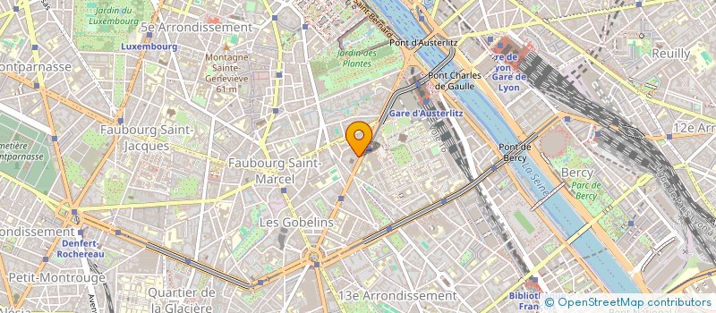 localisation de l'entreprise AZ CORP.  PARIS