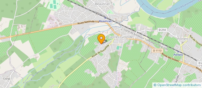 localisation de l'entreprise AZ COUVERTURE  CASTRES-GIRONDE