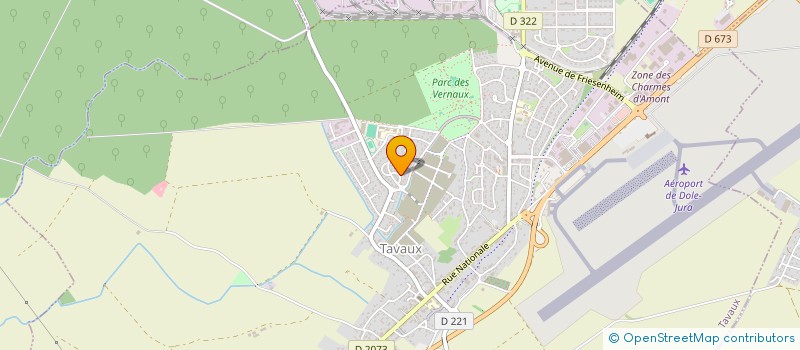 localisation de l'entreprise AZ COUVERTURE BARDAGE  TAVAUX