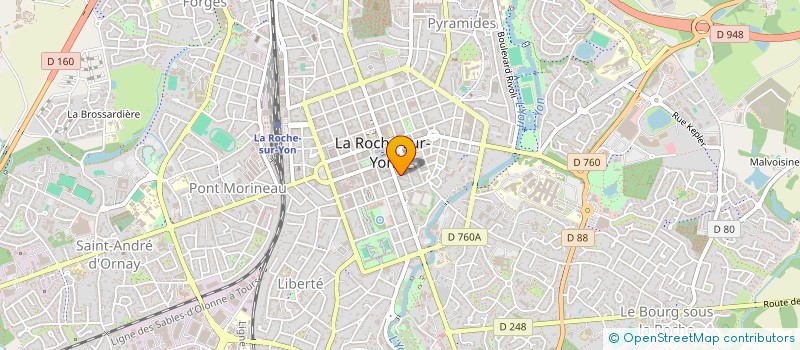 localisation de l'entreprise AZ CUISINES à LA ROCHE-SUR-YON