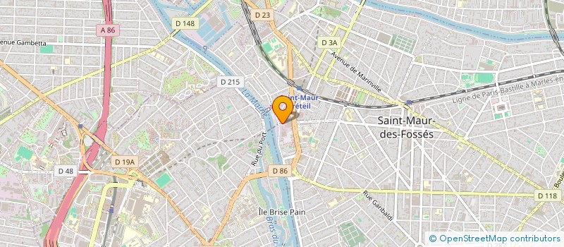 localisation de l'entreprise AZ DECO à SAINT-MAUR-DES-FOSSES