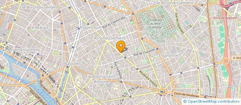 localisation de l'entreprise AZ DELIVERY à PARIS