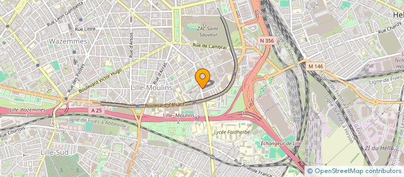 localisation de l'entreprise AZ DEVELOPPEMENT à LILLE