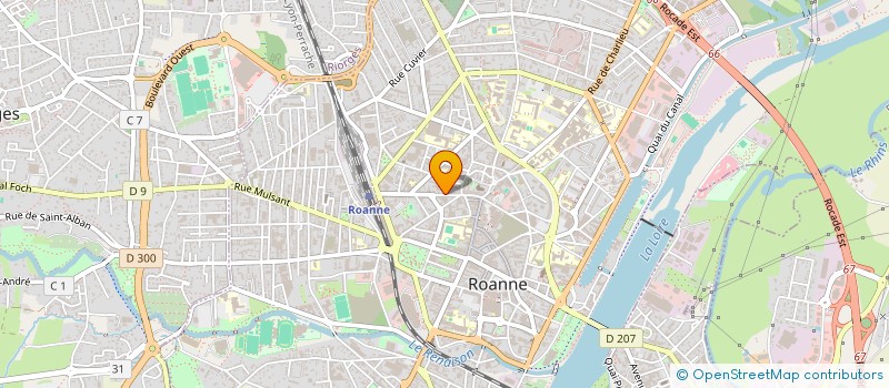 localisation de l'entreprise AZ DIAG-IMMO à ROANNE