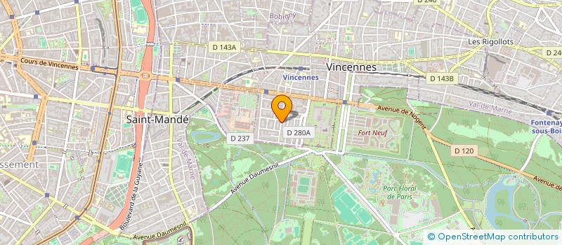 localisation de l'entreprise AZ DIFFUSION  VINCENNES