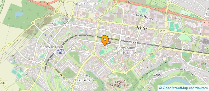 localisation de l'entreprise AZ DISCOUNT  CERGY