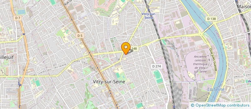 localisation de l'entreprise AZ DRIVE  VITRY-SUR-SEINE