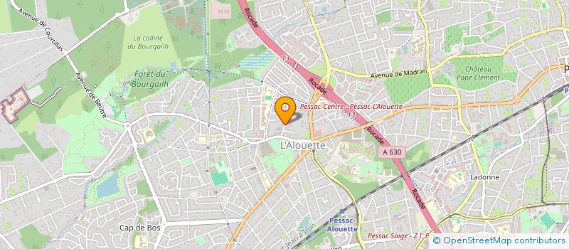 localisation de l'entreprise AZ DRIVING SERVICES à PESSAC