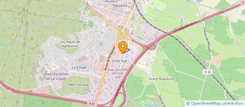 localisation de l'entreprise AZ'EAU  NARBONNE