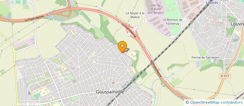 localisation de l'entreprise AZ ELEC à GOUSSAINVILLE