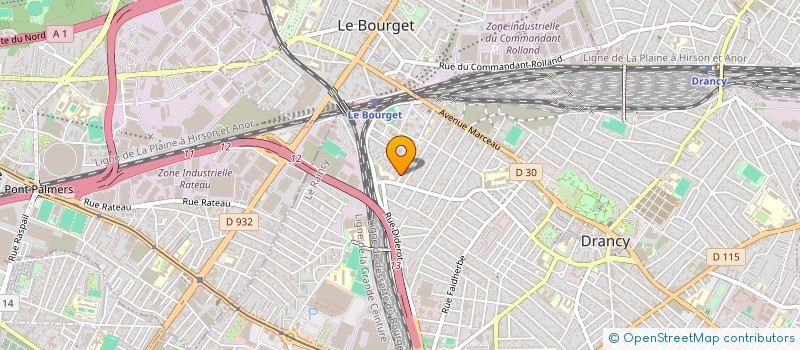 localisation de l'entreprise AZ ELEC à DRANCY