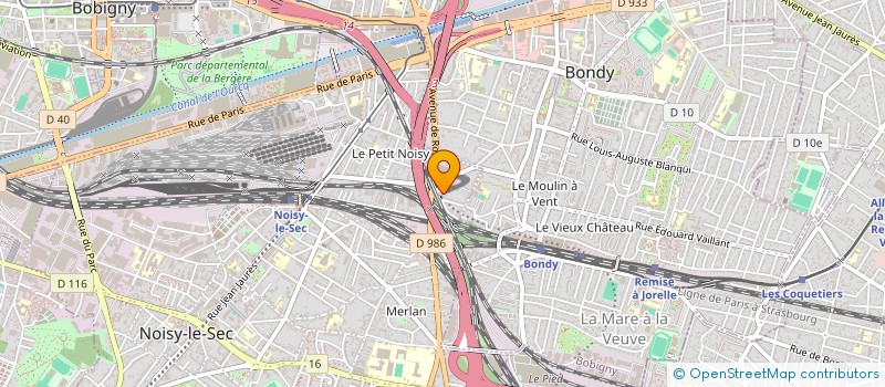 localisation de l'entreprise AZ ELEC à NOISY-LE-SEC
