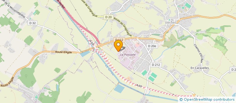 localisation de l'entreprise AZ ENERGY à VERFEIL