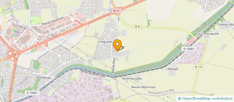 localisation de l'entreprise AZ FUSION  DOMPIERRE-SUR-MER