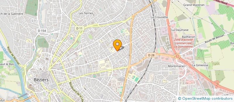 localisation de l'entreprise AZ GEO à BEZIERS