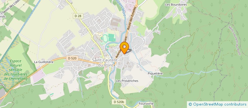 localisation de l'entreprise AZ GESTION  SAINT-LAURENT-DU-PONT