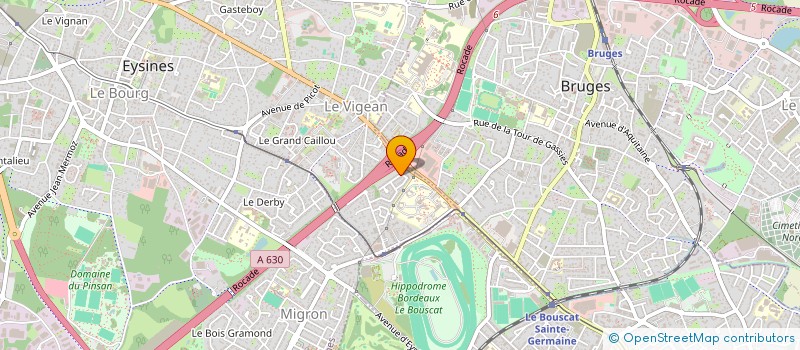 localisation de l'entreprise AZ HABITAT à EYSINES