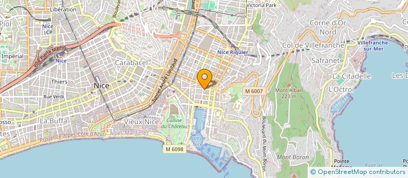 localisation de l'entreprise AZ IMMO  NICE