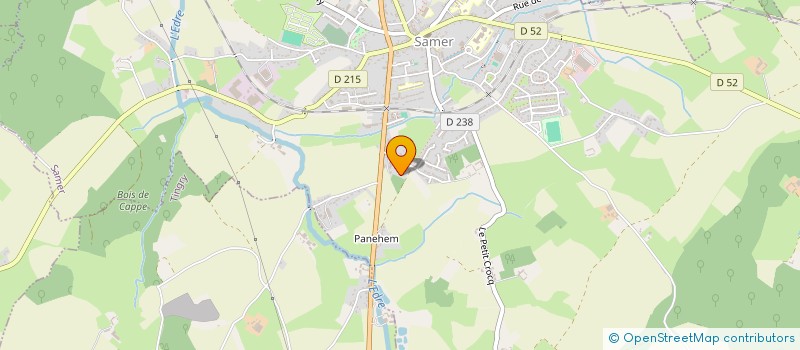 localisation de l'entreprise AZ IMMO  SAMER