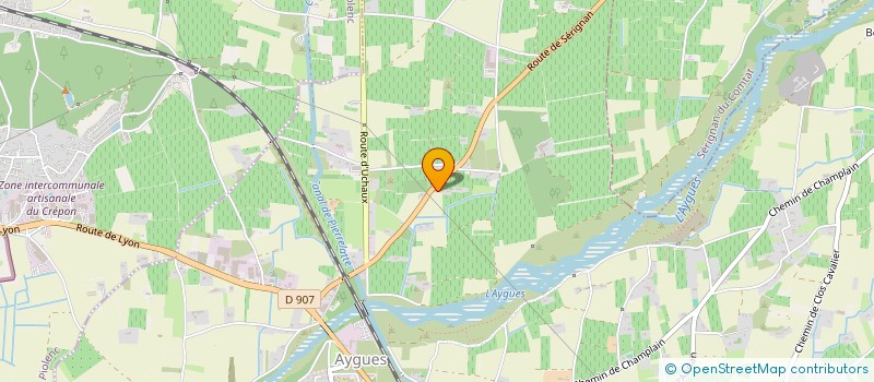 localisation de l'entreprise AZ IMMO  ORANGE