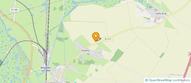 localisation de l'entreprise AZ IMMO  NOYELLES-SUR-MER