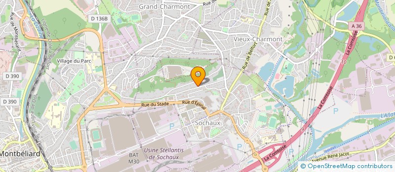 localisation de l'entreprise AZ IMMOBILIER à TREVENANS
