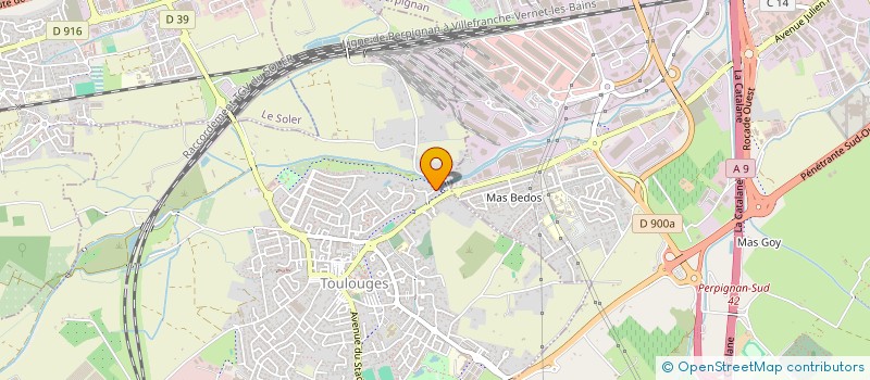 localisation de l'entreprise AZ INVEST  TOULOUGES