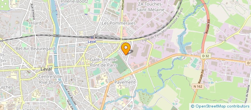 localisation de l'entreprise AZ ISOLATION à LAVAL