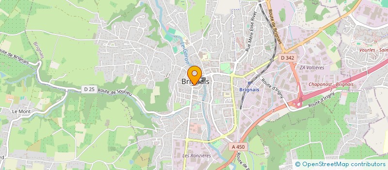 localisation de l'entreprise AZ ISOLATION  BRIGNAIS