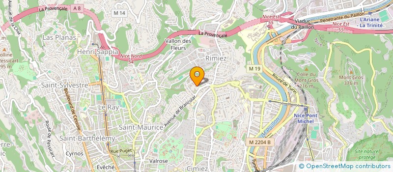 localisation de l'entreprise AZ-IT CONSULTING à NICE