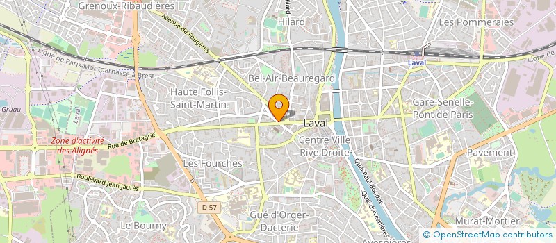 localisation de l'entreprise AZ KITCH à LAVAL