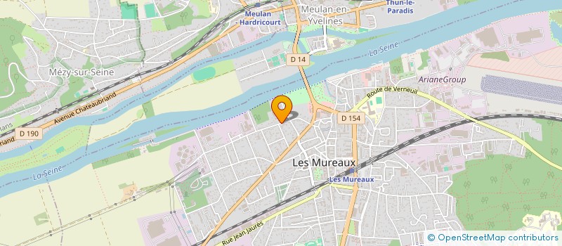 localisation de l'entreprise AZ LOCATION à LES MUREAUX