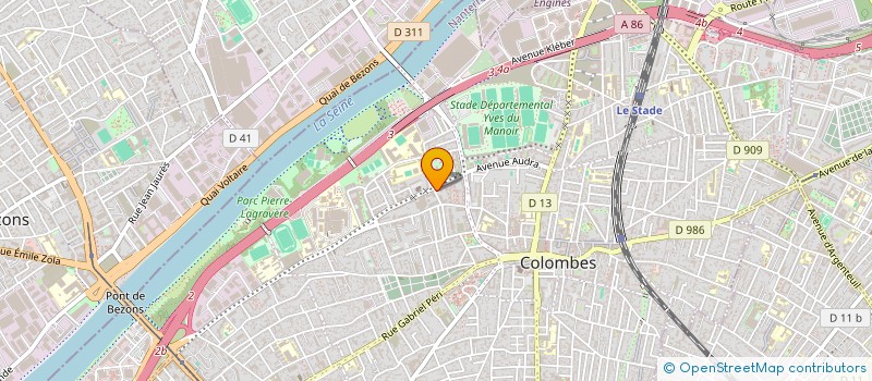 localisation de l'entreprise AZ MAINTENANCE à COLOMBES