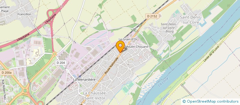 localisation de l'entreprise AZ MAITRISE à LA CHAUSSEE-SAINT-VICTOR