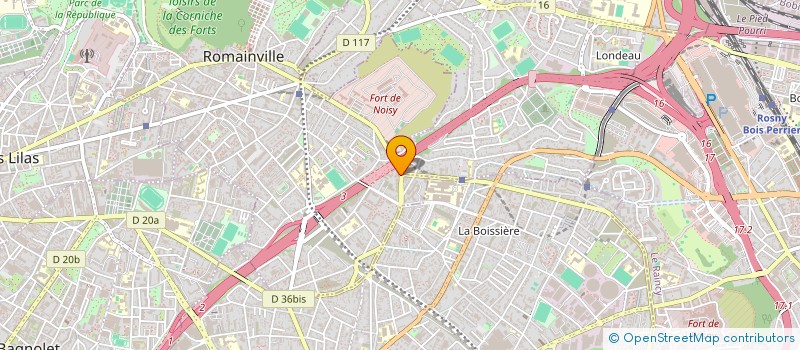 localisation de l'entreprise AZ MARKET à ROMAINVILLE