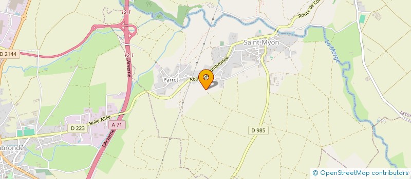 localisation de l'entreprise AZ MATERIELS  SAINT-MYON