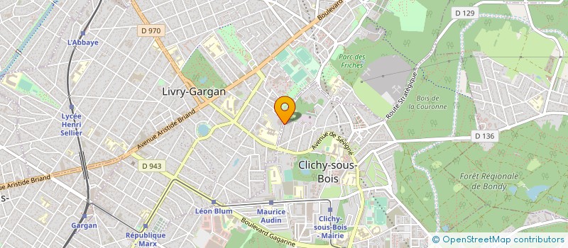 localisation de l'entreprise AZ - METAL à CLICHY-SOUS-BOIS